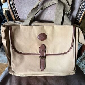 Polo by Ralph Lauren Tan and Brown Messenger Bag